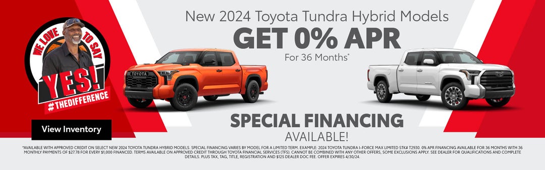 New 2024 Toyota Tundra Hybrid Models