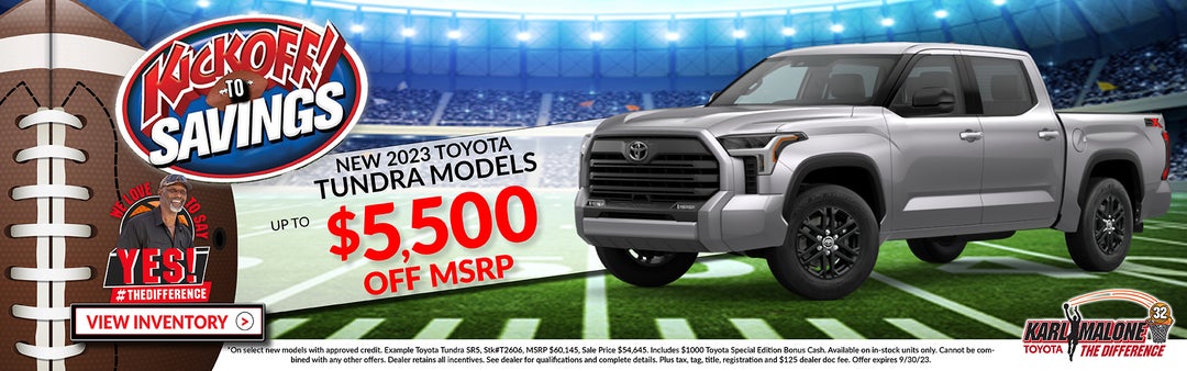 New Toyota Specials in El Dorado AR | Karl Malone Toyota of El Dorado ...