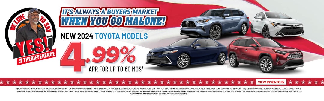 New Toyota Specials in El Dorado AR | Karl Malone Toyota of El Dorado ...