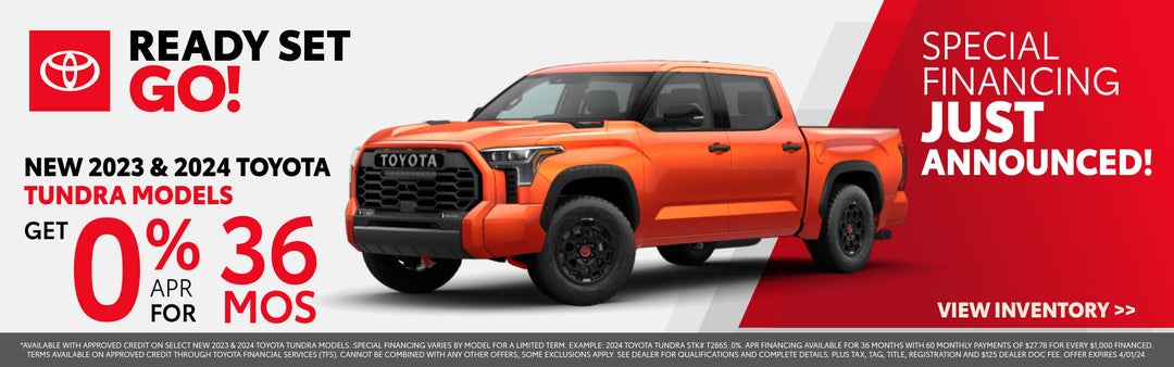 New 2023 & 2024 Toyota Tundra Models